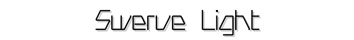 Swerve  Light font